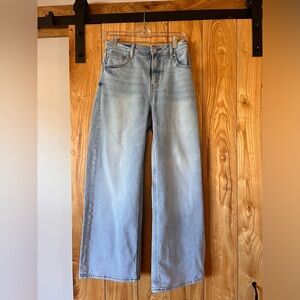 Quince Light Blue Flare & Wide Leg Jeans